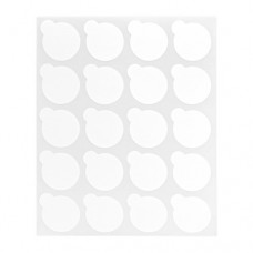 Стикеры для клея белые (Упаковка 100 шт)